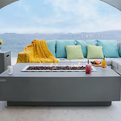 Elementi Granville 60” Concrete Fire Table