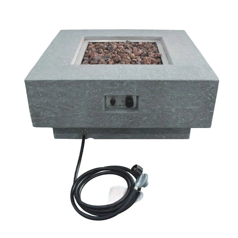 Elementi Manhattan 36” Concrete Fire Table