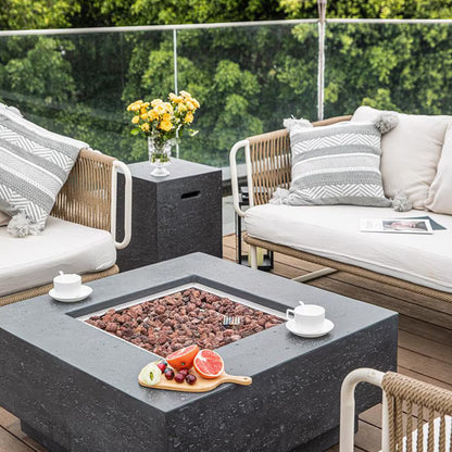 Elementi Manhattan 36” Concrete Fire Table