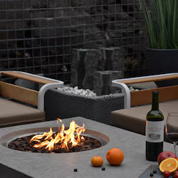 Elementi Metropolis 56” Concrete Fire Table